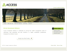 Tablet Screenshot of accessinvestmentadvisors.com